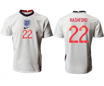 Men 2021 Europe England home AAA version 22 white soccer jerseys