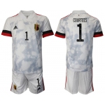 Men 2021 European Cup Belgium away white 1 Soccer Jersey