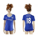 2016-17 Chelsea #18 REMY Home Soccer Women's Blue AAA+ Shirt
