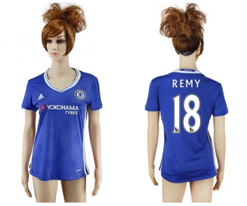 2016-17 Chelsea #18 REMY Home Soccer Women's Blue AAA+ Shirt