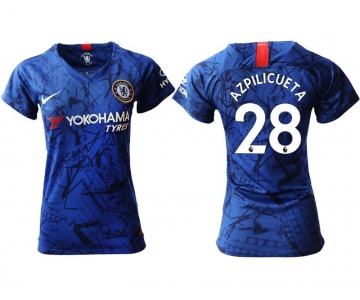 Women 2019-2020 club Chelsea home aaa version 28 blue Soccer Jerseys