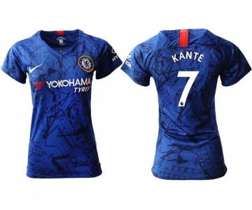 Women 2019-2020 club Chelsea home aaa version 7 blue Soccer Jerseys