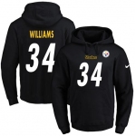 Nike Steelers #34 DeAngelo Williams Black Name & Number Pullover NFL Hoodie