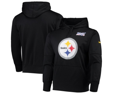 Pittsburgh Steelers Nike NFL 100 Primary Logo Circuit Performance Pullover Hoodie Black