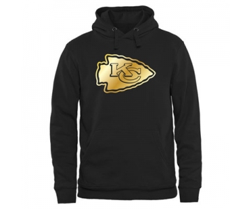 NFL Kansas City Chiefs Men's Pro Line Black Gold Collection Pullover Hoodies Hoody