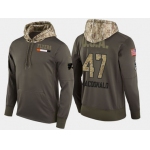 Nike Philadelphia Flyers 47 Andrew Macdonald Olive Salute To Service Pullover Hoodie