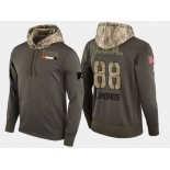 Nike Philadelphia Flyers 88 Eric Lindros Retired Olive Salute To Service Pullover Hoodie