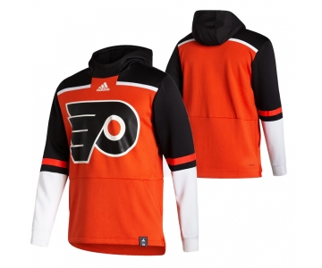 Philadelphia Flyers Blank Adidas Reverse Retro Pullover Hoodie Orange