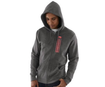 Tampa Bay Buccaneers Hook and Ladder Full-Zip Hoodie - Heathered Charcoal