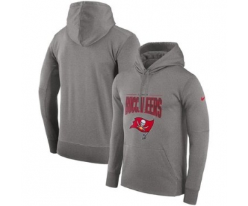 Tampa Bay Buccaneers Nike Sideline Property of Performance Pullover Hoodie Gray