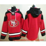 Men's San Francisco 49ers Blank Red Team Color New NFL Hoodie