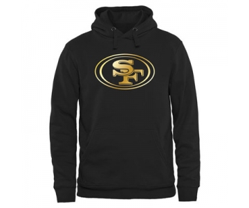 NFL San Francisco 49ers Men's Pro Line Black Gold Collection Pullover Hoodies Hoody