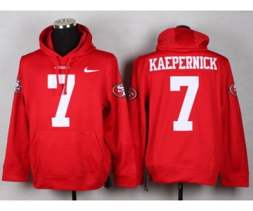 Nike San Francisco 49ers #7 Colin Kaepernick Red Hoodie