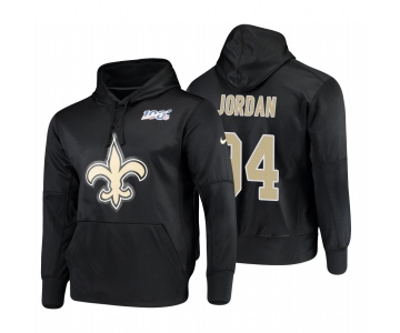 New Orleans Saints #94 Cameron Jordan Nike NFL 100 Primary Logo Circuit Name & Number Pullover Hoodie Black