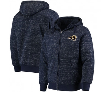 Los Angeles Rams G-III Sports by Carl Banks Discovery Sherpa Full-Zip Jacket - Heathered Black