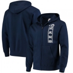 Los Angeles Rams Hook and Ladder Full-Zip Hoodie - Navy