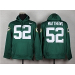 Nike Green Bay Packers #52 Clay Matthews Green Hoodie