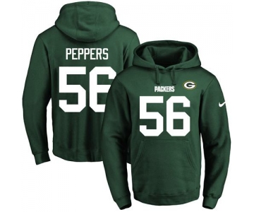 Nike Packers #56 Julius Peppers Green Name & Number Pullover NFL Hoodie