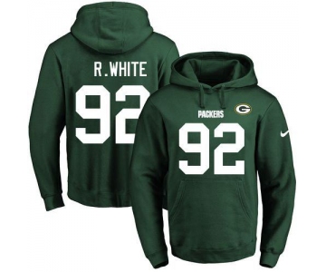 Nike Packers #92 Reggie White Green Name & Number Pullover NFL Hoodie