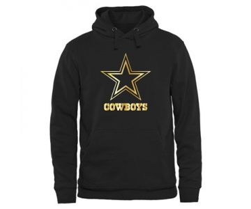 NFL Dallas Cowboys Men's Pro Line Black Gold Collection Pullover Hoodies Hoody