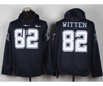 Nike Dallas Cowboys #82 Jason Witten Blue Hoodie