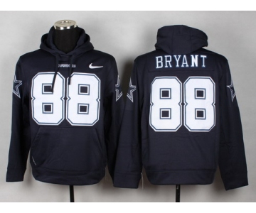 Nike Dallas Cowboys #88 Dez Bryant Blue Hoodie