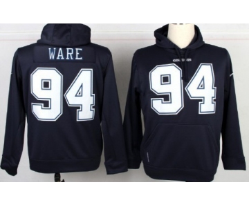 Nike Dallas Cowboys #94 DeMarcus Ware Blue Hoodie