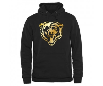 NFL Chicago Bears Men's Pro Line Black Gold Collection Pullover Hoodies Hoody