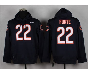 Nike Chicago Bears #22 Matt Forte Navy Blue Hoodie