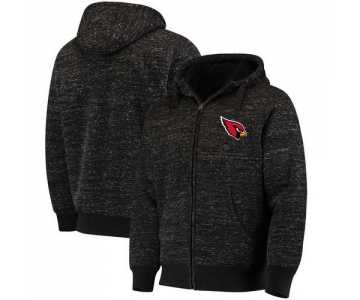 Arizona Cardinals G-III Sports by Carl Banks Discovery Sherpa Full-Zip Jacket - Heathered Black