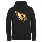 NFL Arizona Cardinals Men's Pro Line Black Gold Collection Pullover Hoodies Hoody