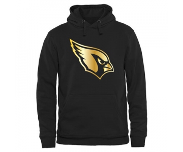 NFL Arizona Cardinals Men's Pro Line Black Gold Collection Pullover Hoodies Hoody