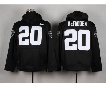 Nike Oakland Raiders #20 Darren McFadden Black Hoodie