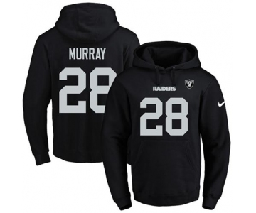 Nike Raiders #28 Latavius Murray Black Name & Number Pullover NFL Hoodie