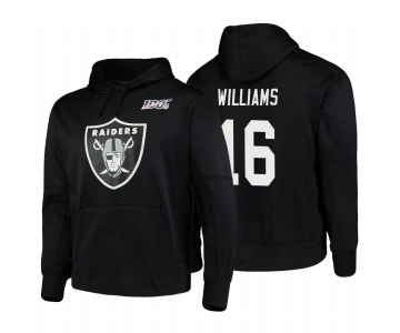 Oakland Raiders #16 Tyrell Williams Nike NFL 100 Primary Logo Circuit Name & Number Pullover Hoodie Black