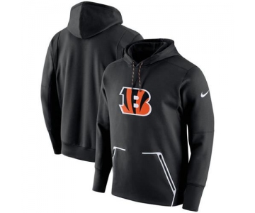 Men's Cincinnati Bengals Nike Black Champ Drive Vapor Speed Performance Pullover Hoodie