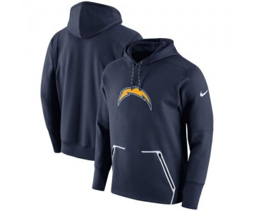 Men's Los Angeles Chargers Nike Navy Champ Drive Vapor Speed Performance Pullover Hoodie