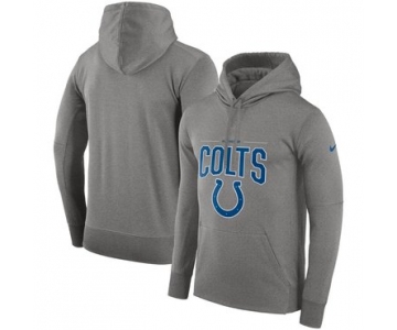 Indianapolis Colts Nike Sideline Property of Performance Pullover Hoodie Gray