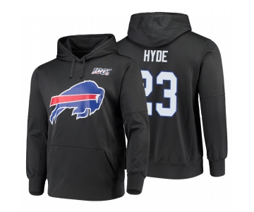 Buffalo Bills #23 Micah Hyde Nike NFL 100 Primary Logo Circuit Name & Number Pullover Hoodie Charcoal