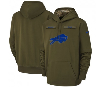 Buffalo Bills Nike Salute to Service Sideline Therma Performance Pullover Hoodie - Olive