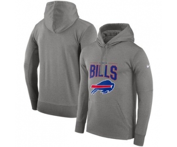 Buffalo Bills Nike Sideline Property of Performance Pullover Hoodie Gray