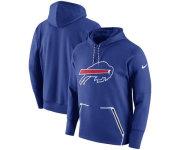 Men's Buffalo Bills Nike Royal Champ Drive Vapor Speed Performance Pullover Hoodie