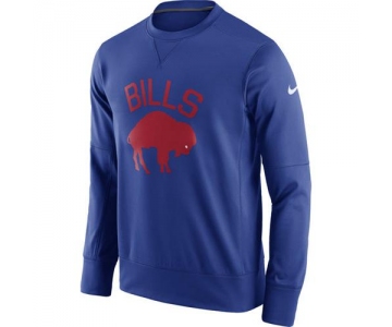 Men's Buffalo Bills Nike Royal Circuit Alternate Sideline Performance Sweatshirt