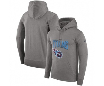 Tennessee Titans Nike Sideline Property of Performance Pullover Hoodie Gray