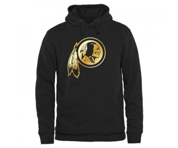 NFL Washington Redskins Men's Pro Line Black Gold Collection Pullover Hoodies Hoody