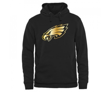 NFL Philadelphia Eagles Men's Pro Line Black Gold Collection Pullover Hoodies Hoody