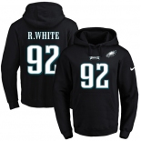 Nike Eagles #92 Reggie White Black Name & Number Pullover NFL Hoodie