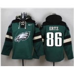 Nike Philadelphia Eagles #86 Zach Ertz Midnight Green Player Pullover NFL Hoodie