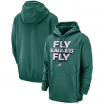 Philadelphia Eagles Nike Sideline Local Lockup Pullover Hoodie Midnight Green