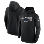 Men's New York Jets 2022 Black Crucial Catch Therma Performance Pullover Hoodie